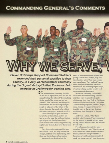 Why We Serve